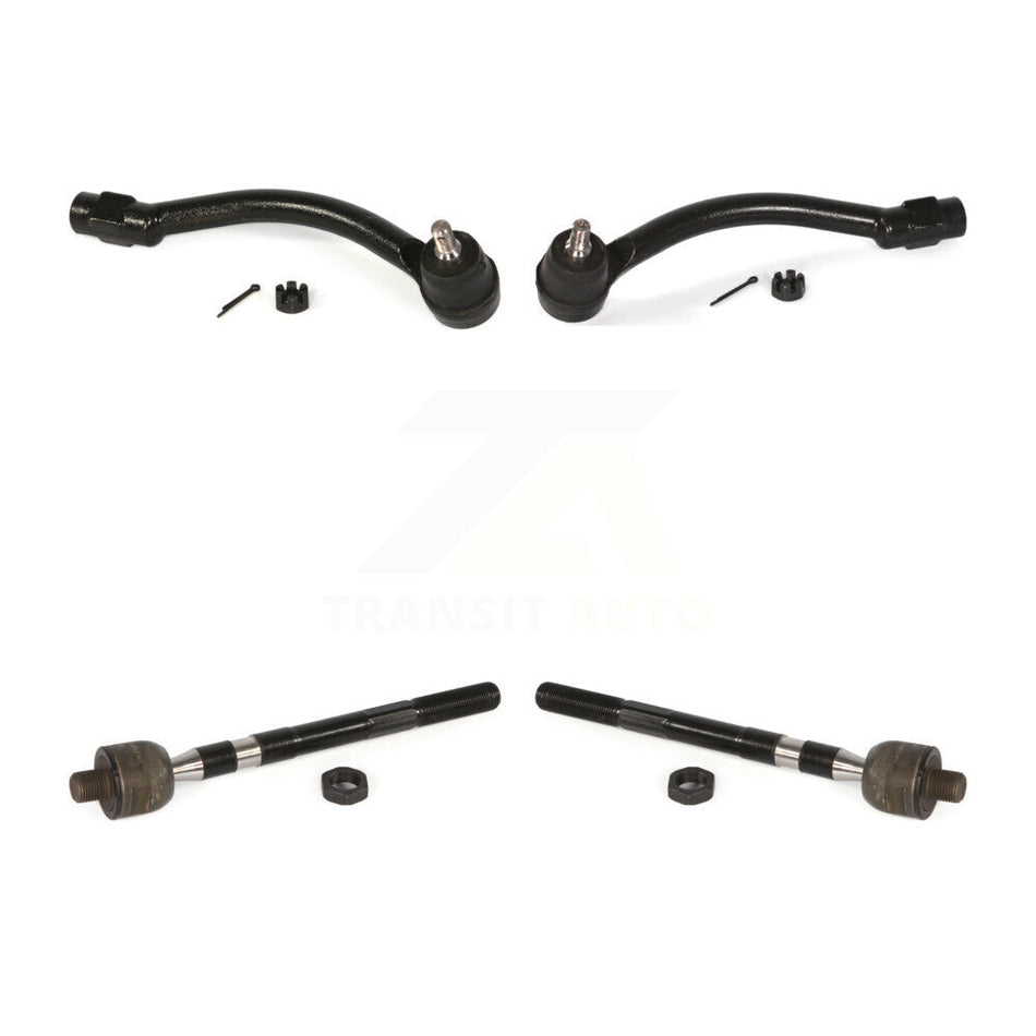 Front Outer & Inner Steering Tie Rod End Kit For Hyundai Elantra GT Veloster Coupe KTR-105066