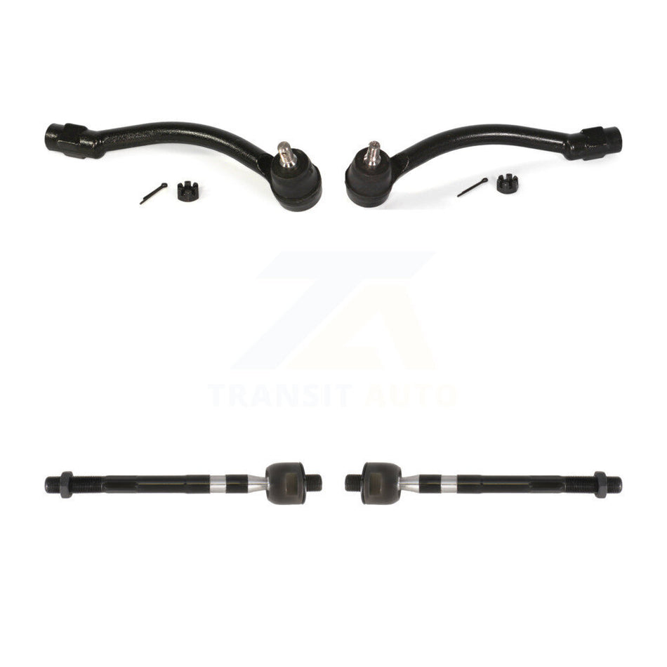 Front Outer & Inner Steering Tie Rod End Kit For Hyundai Elantra GT Veloster Coupe KTR-105066