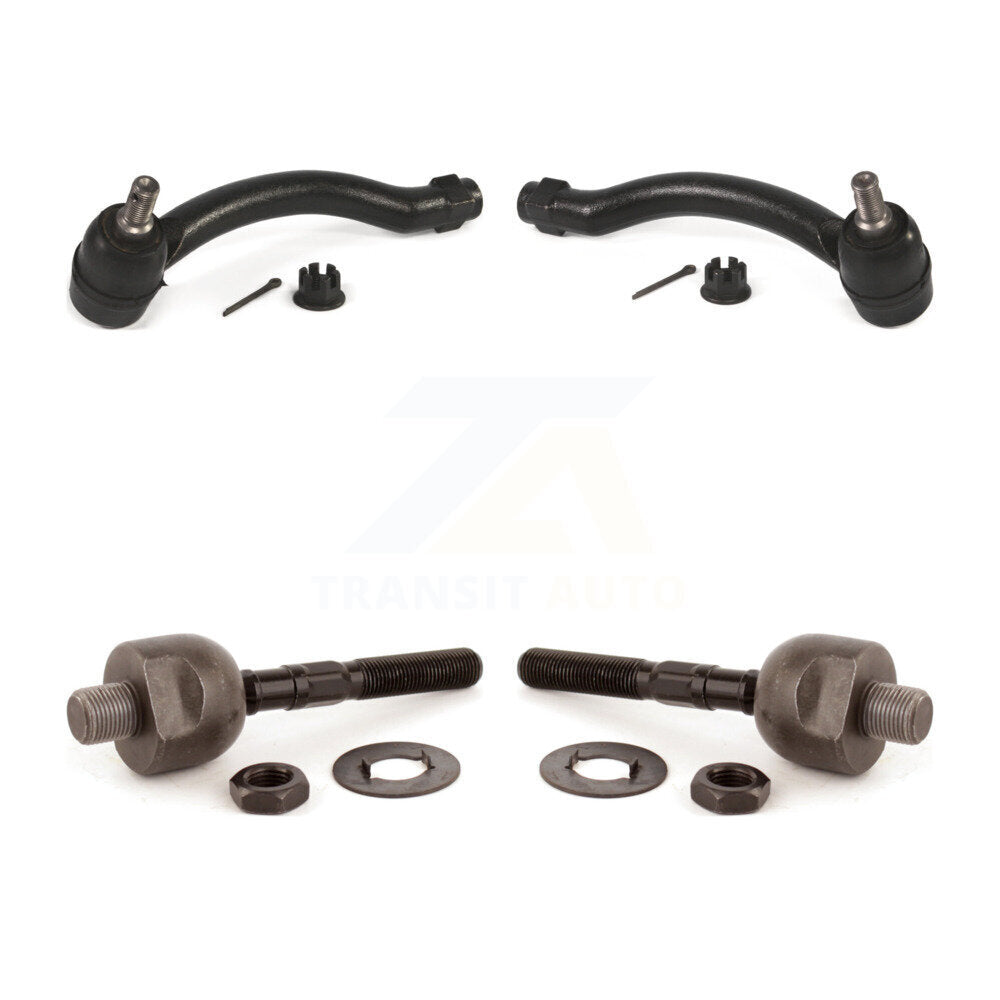 Front Outer & Inner Steering Tie Rod End Kit For 2009-2014 Acura TL KTR-105088