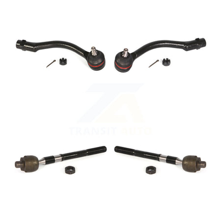 Front Outer & Inner Steering Tie Rod End Kit For Hyundai Accent Kia Rio KTR-105089