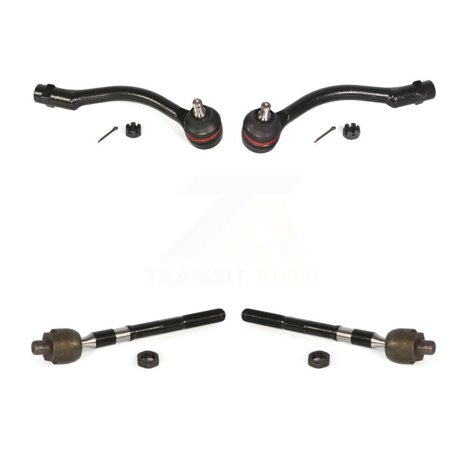 Front Outer & Inner Steering Tie Rod End Kit For Hyundai Accent Kia Rio KTR-105089