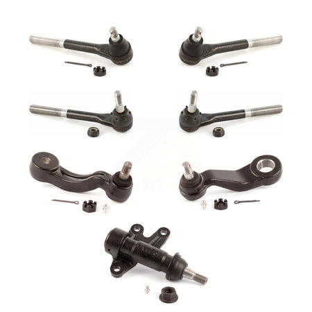 Front Inner Outer Tie Rod Pitman Idler Arm & Bracket Kit (7Pc) For K1500 Chevrolet GMC KTR-105103