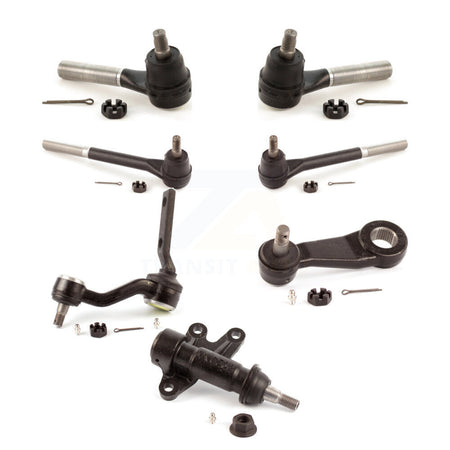 Front Inner Outer Tie Rod End Pitman Idler Arm & Bracket Kit (7Pc) For Chevrolet Blazer KTR-105110