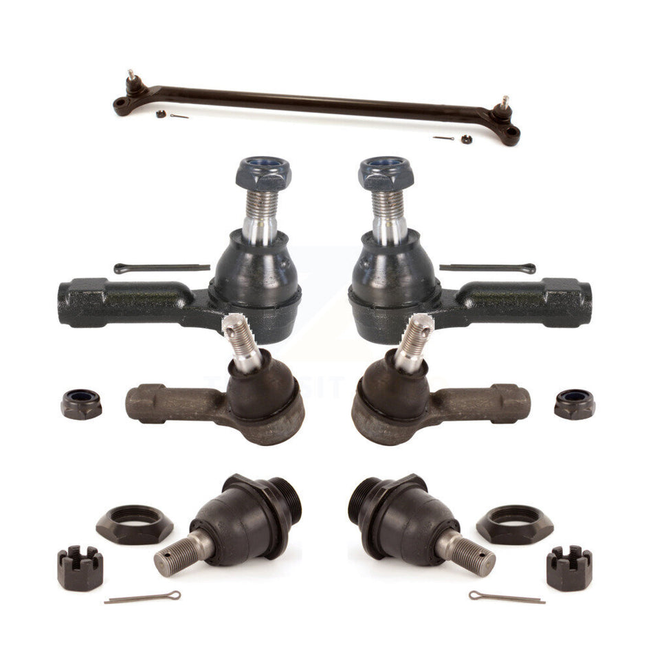 Front Inner Outer Tie Rods Center Link & Lower Ball Joints Kit For Nissan Xterra Frontier KTR-105125