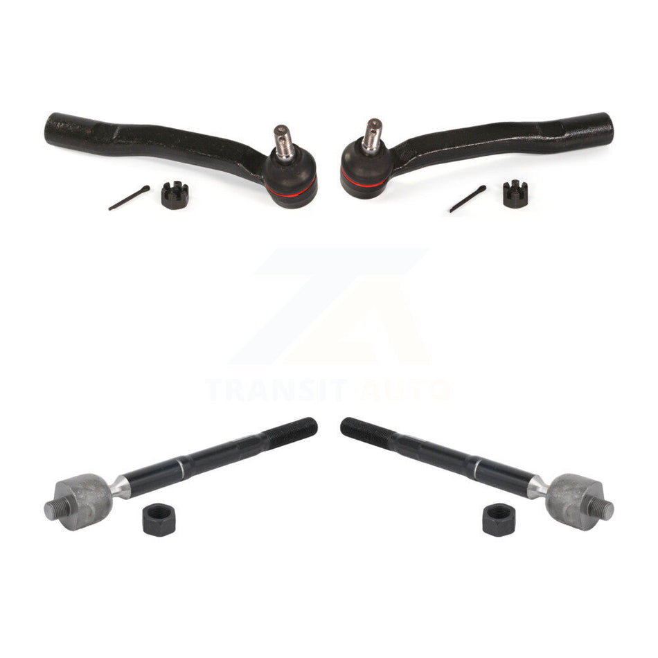 Front Outer & Inner Steering Tie Rod End Kit For 2011-2020 Toyota Sienna KTR-105129