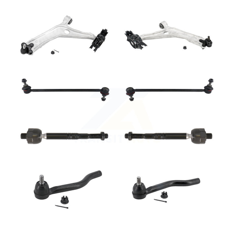 Front Suspension Control Arm And Ball Joint Tie Rod End Link Kit (8Pc) For Honda Accord KTR-105263