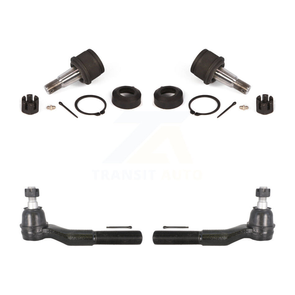 Front Suspension Ball Joint Tie Rod End Kit For 2011-2022 Ford F-350 Super Duty F-250 RWD KTR-105287
