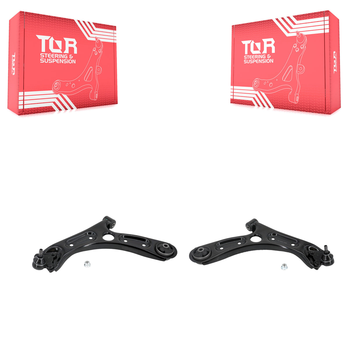 Front Lower Suspension Control Arm & Ball Joint Kit For Hyundai Elantra Kona Kia Forte GT KTR-105308