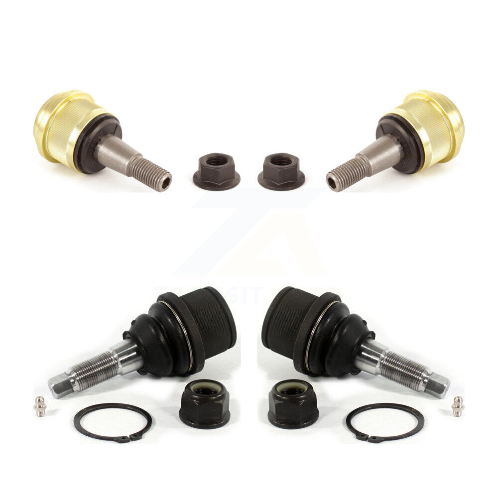 Front Lower & Upper Suspension Ball Joints Kit For Ram 3500 Dodge KTR-105365