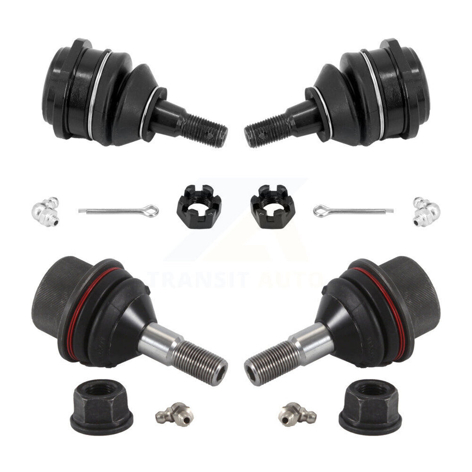 Front Lower & Upper Ball Joints Kit For 2011-2015 Jeep Grand Cherokee Dodge Durango KTR-105367