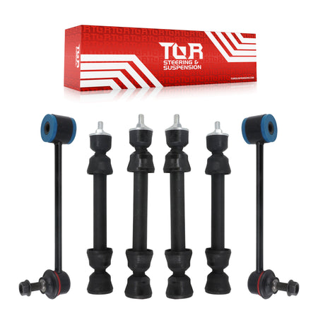 Front Rear Suspension Bar Link Kit For Chevrolet GMC Tahoe Cadillac Yukon Avalanche XL KTR-105403