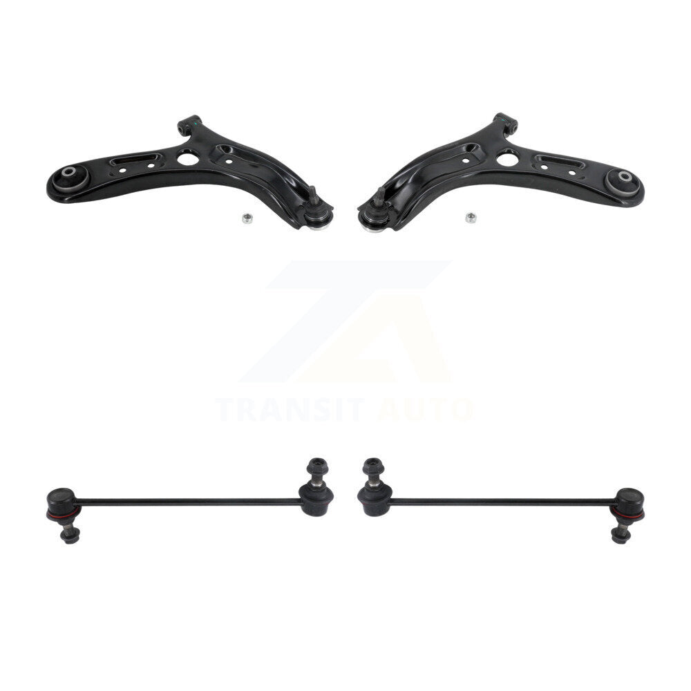 Front Lower Control Arm And Ball Joint Assembly Sway Link Kit For Kia Rio Hyundai Accent KTR-105433