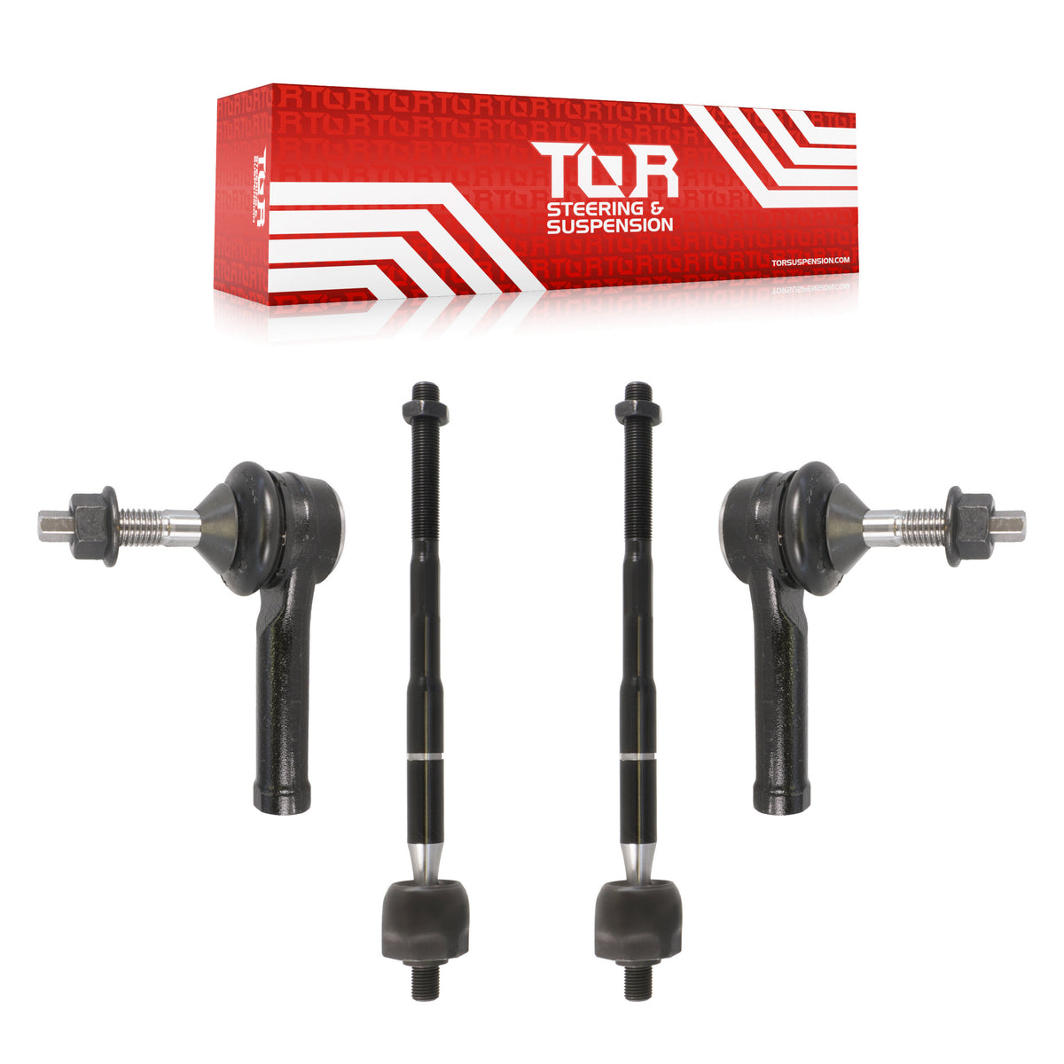 Front Steering Inner & Outer Tie Rod End Kit For Ford Flex Lincoln MKT KTR-105442