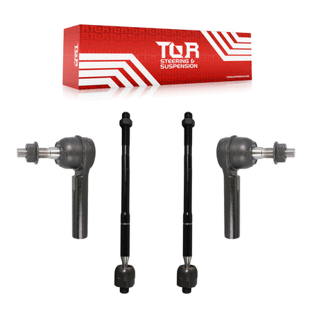 Front Steering Inner & Outer Tie Rod End Kit For Dodge Charger Challenger Chrysler 300 KTR-105447