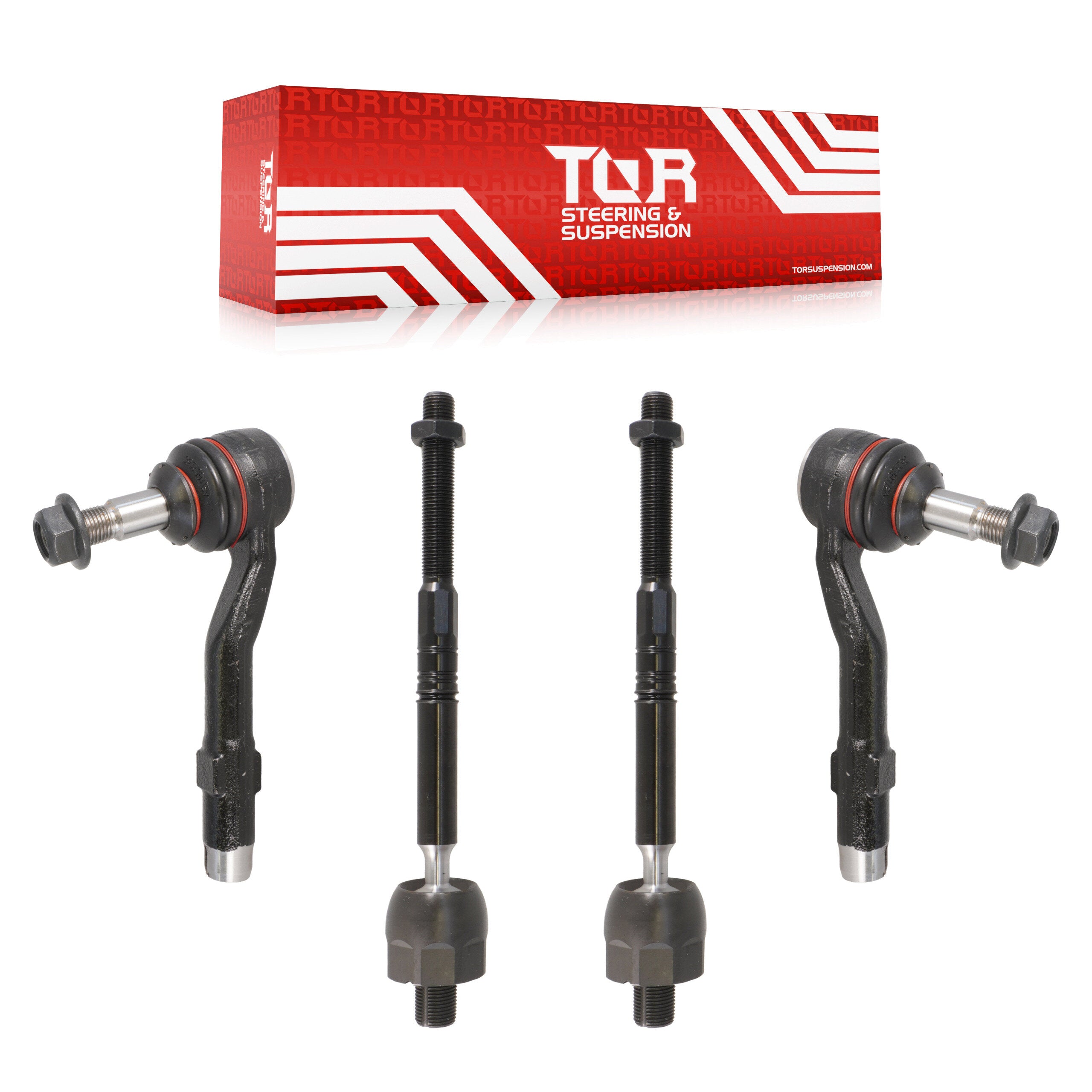 Front Steering Inner & Outer Tie Rod End Kit For 2011 BMW 550i KTR-105449
