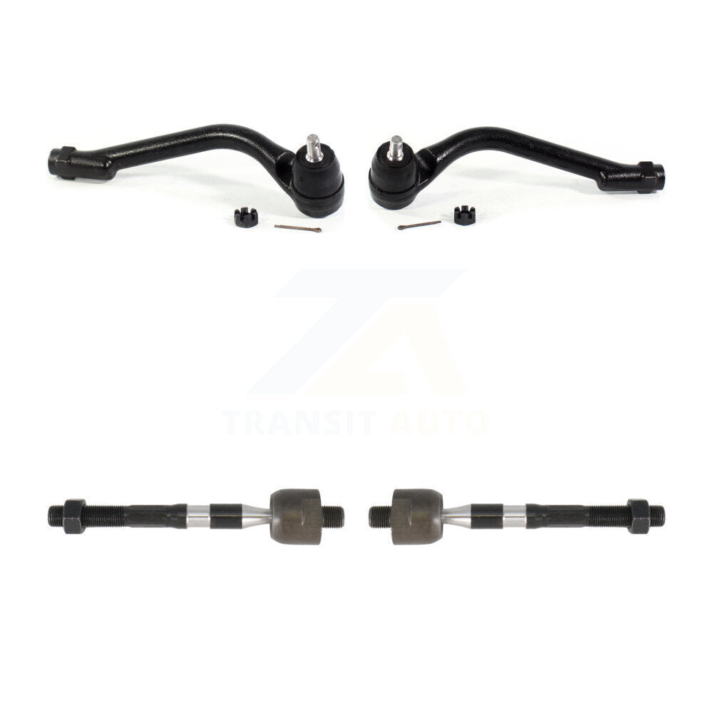 Front Outer & Inner Steering Tie Rod End Kit For 2013-2018 Hyundai Santa Fe XL KTR-105459