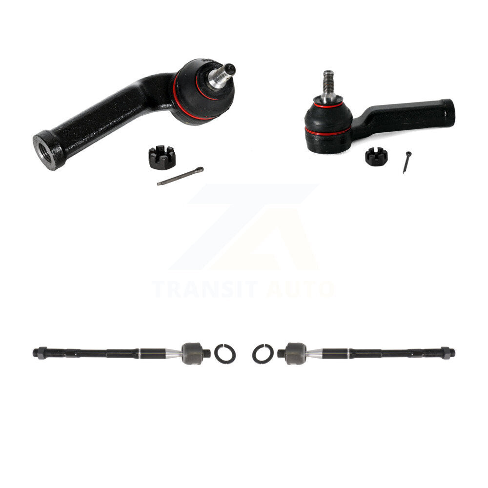 Front Outer & Inner Steering Tie Rod End Kit For Hyundai Elantra Kona Kia Forte GT Forte5 KTR-105460
