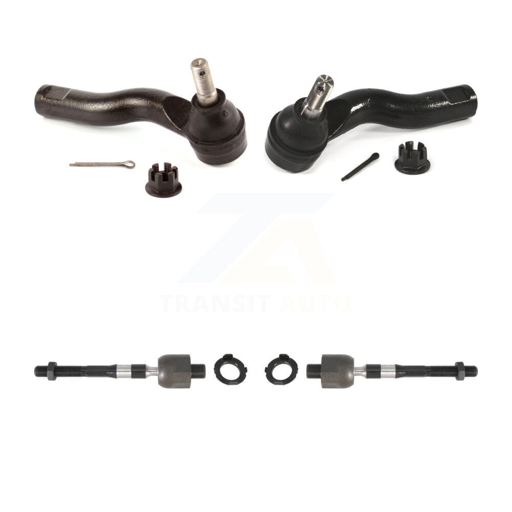 Front Outer & Inner Tie Rod End Kit For Ford Fusion Mazda 6 Lincoln MKZ Zephyr Mercury KTR-105464