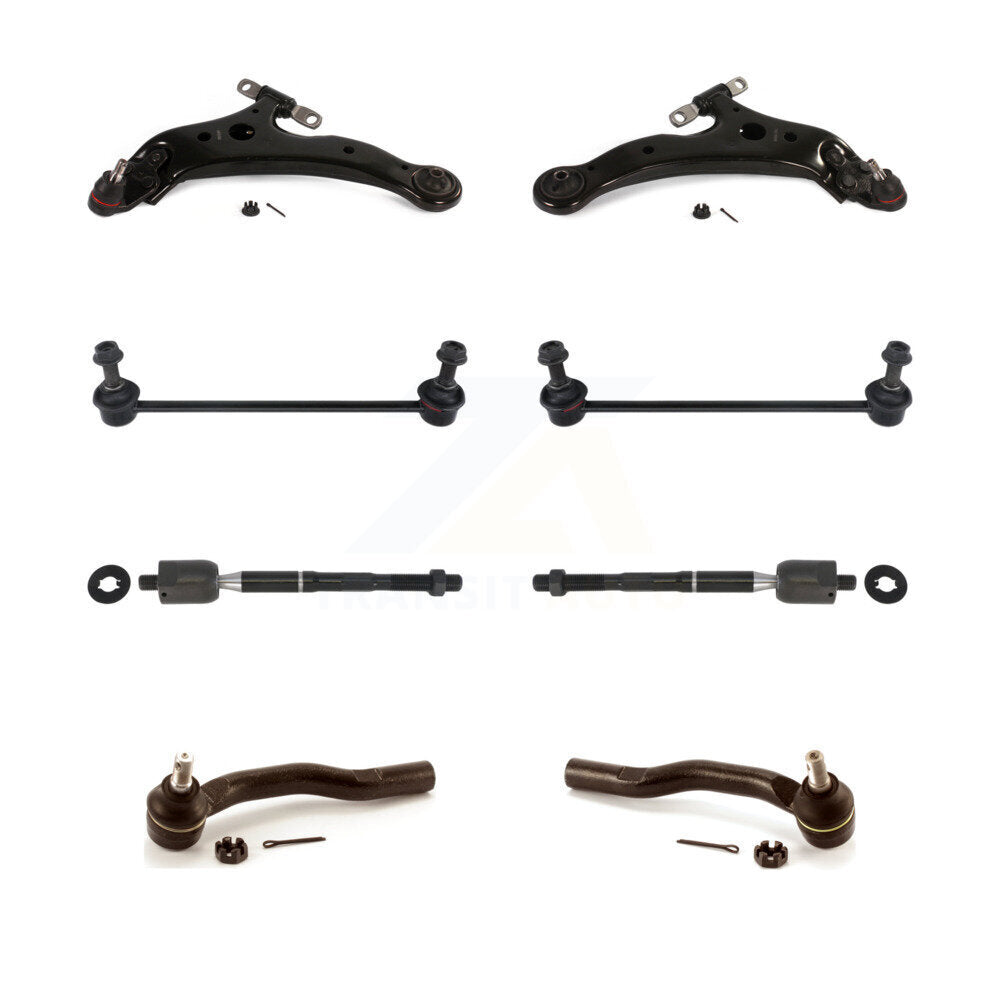 Front Lower Control Arm & Ball Joint Tie Rod End Link Kit (8Pc) For 2007-2009 Lexus ES350 KTR-105477