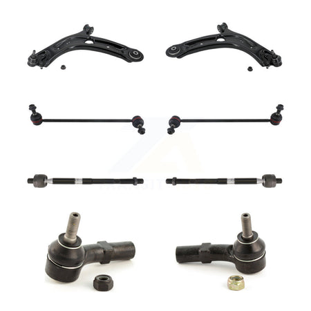Front Suspension Lower Control Arm Ball Joint Tie Rod End Link Kit (8Pc) For 2019 Audi Q3 KTR-105482
