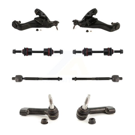 Front Suspension Lower Control Arm & Ball Joint Tie Rod End Link Kit (8Pc) For Ford F-150 KTR-105484