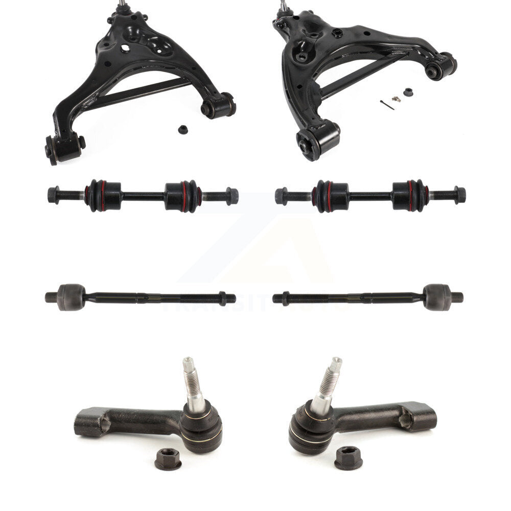 Front Lower Control Arm & Ball Joint Tie Rod End Link Kit (8Pc) For Ford F-150 Expedition KTR-105486