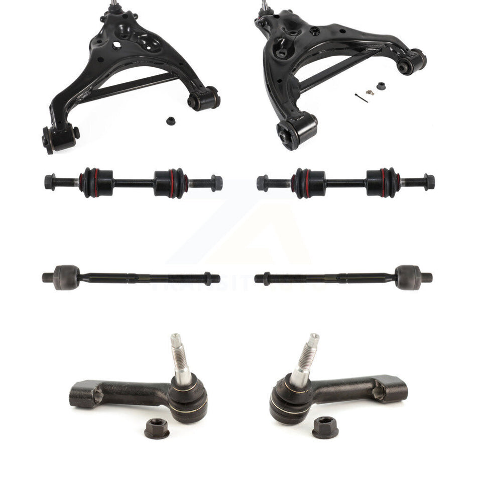 Front Lower Control Arm & Ball Joint Tie Rod End Link Kit (8Pc) For Ford F-150 Expedition KTR-105486