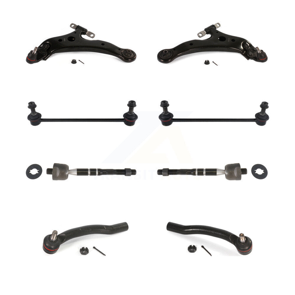 Front Lower Control Arm And Ball Joint Tie Rod End Link Kit (8Pc) For Toyota Camry Avalon KTR-105487