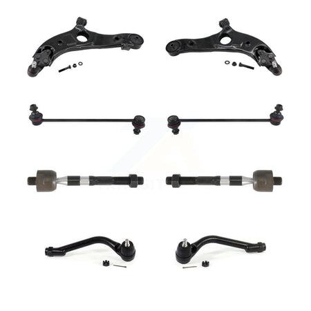 Front Lower Control Arm And Ball Joint Tie Rod End Link Kit (8Pc) For Hyundai Santa Fe XL KTR-105488