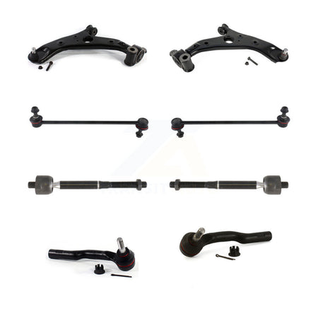 Front Lower Control Arm And Ball Joint Tie Rod End Link Kit (8Pc) For 2014-2017 Mazda 6 KTR-105489