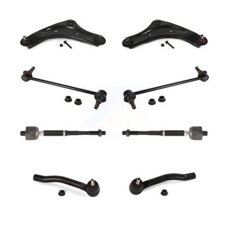 Front Suspension Lower Control Arm Ball Joint Tie Rod End Link Kit (8Pc) For Nissan LEAF KTR-105498