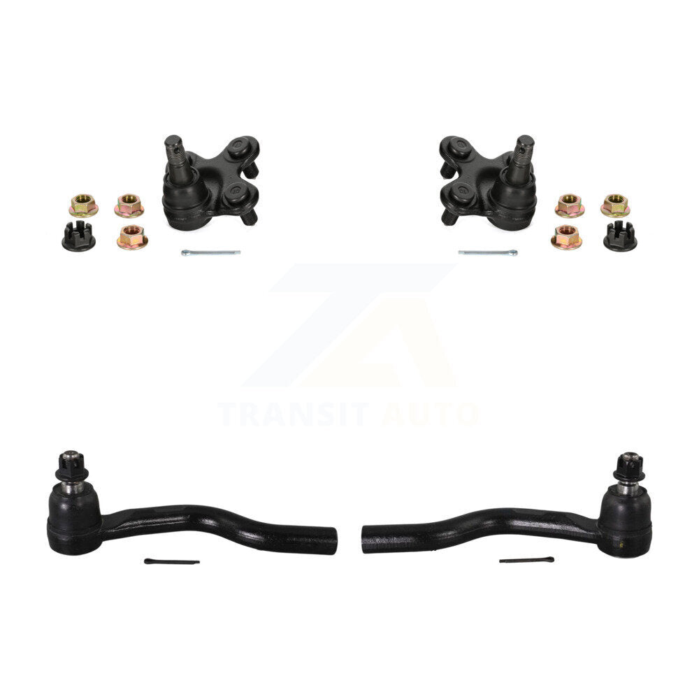 Front Suspension Lower Ball Joint And Outer Tie Rod End Kit For 2019-2025 Acura RDX KTR-105538