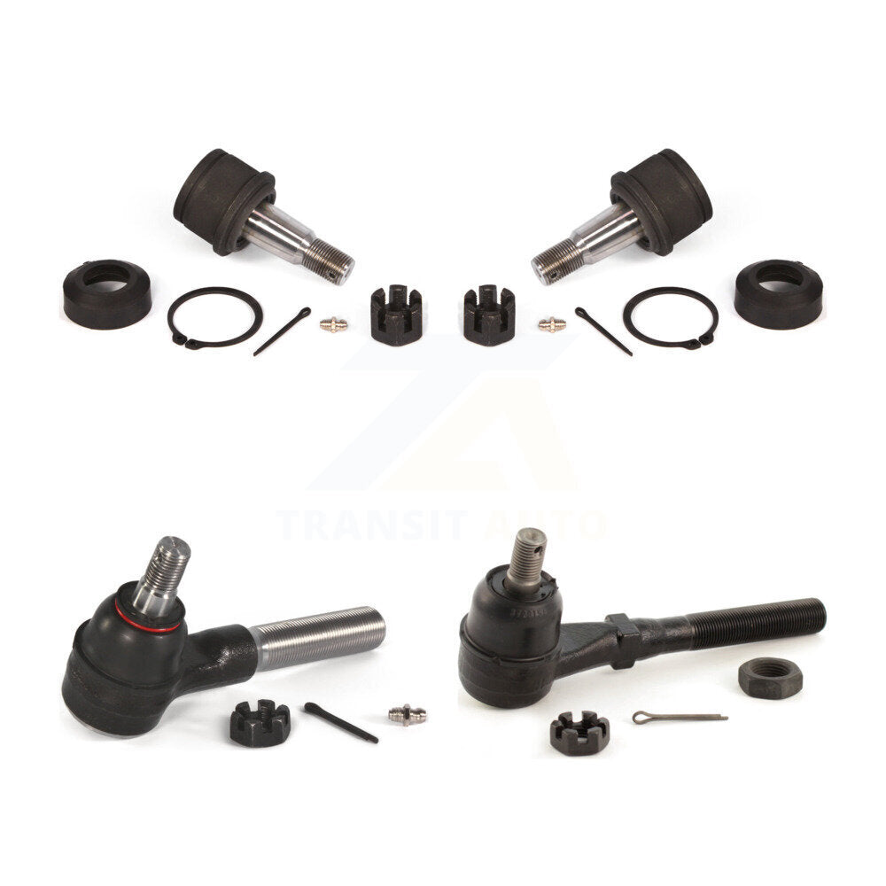 Front Lower Ball Joint & Outer Tie Rod End Kit For Ford F-250 RWD with Coil front springs KTR-105546