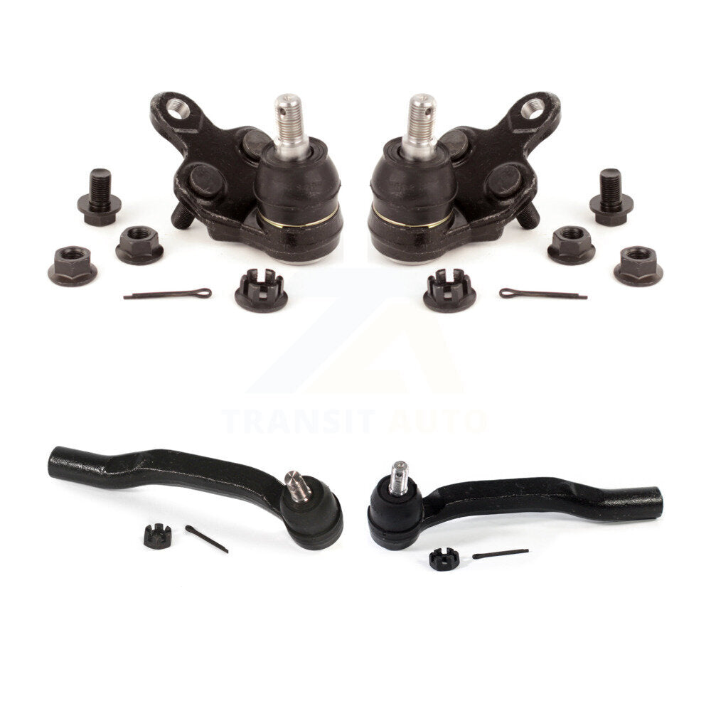 Front Suspension Lower Ball Joint Outer Tie Rod End Kit For 2003 Toyota Sienna From 01 03 KTR-105547
