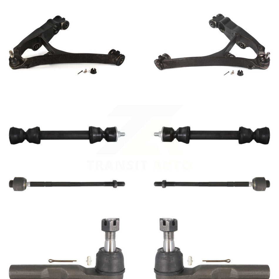 Front Lower Control Arm Ball Joint Inner & Outer Tie Rod End Link Kit (8Pc) For Chevrolet KTR-105558