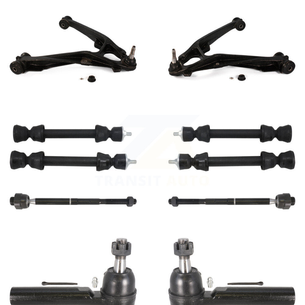 Front Lower Control Arm Ball Joint Inner & Outer Tie Rod End Link Kit (8Pc) For Chevrolet KTR-105560