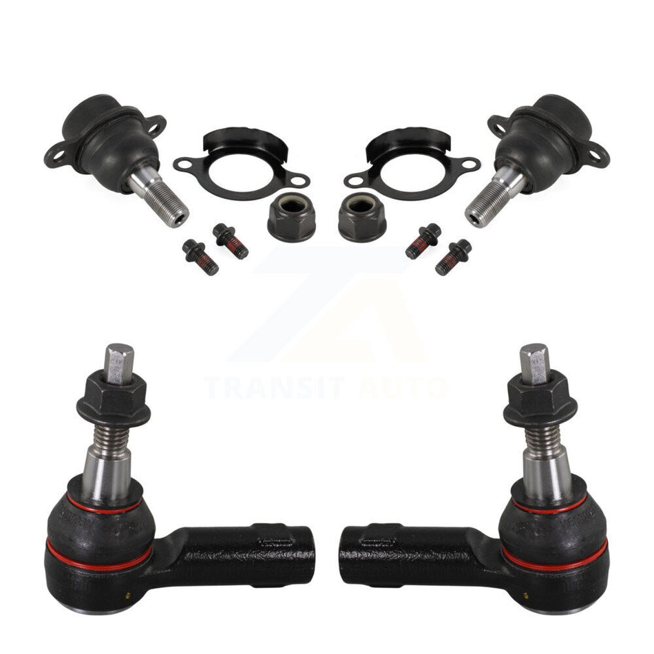 Front Lower Ball Joint Outer Tie Rod End Kit For Ford Transit-250 Transit-150 Transit-350 KTR-105571