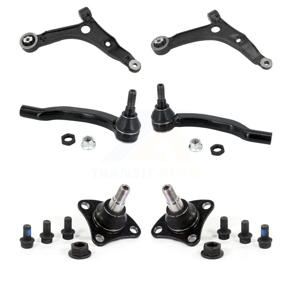 Front Lower Control Arm Tie Rod End Ball Joint Kit (6Pc) For Ram ProMaster 2500 EV KTR-105576