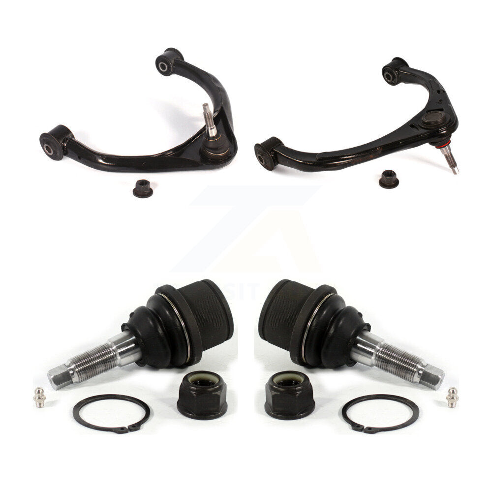 Front Upper Control Arm And Lower Ball Joints Kit For 2012 Ram 1500 RWD With 8 Lug Wheels KTR-105583