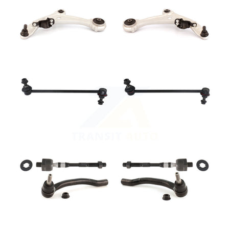 Front Lower Control Arm Ball Joint Tie Rod End Link Kit (8Pc) For 13 Nissan Altima Coupe KTR-105585