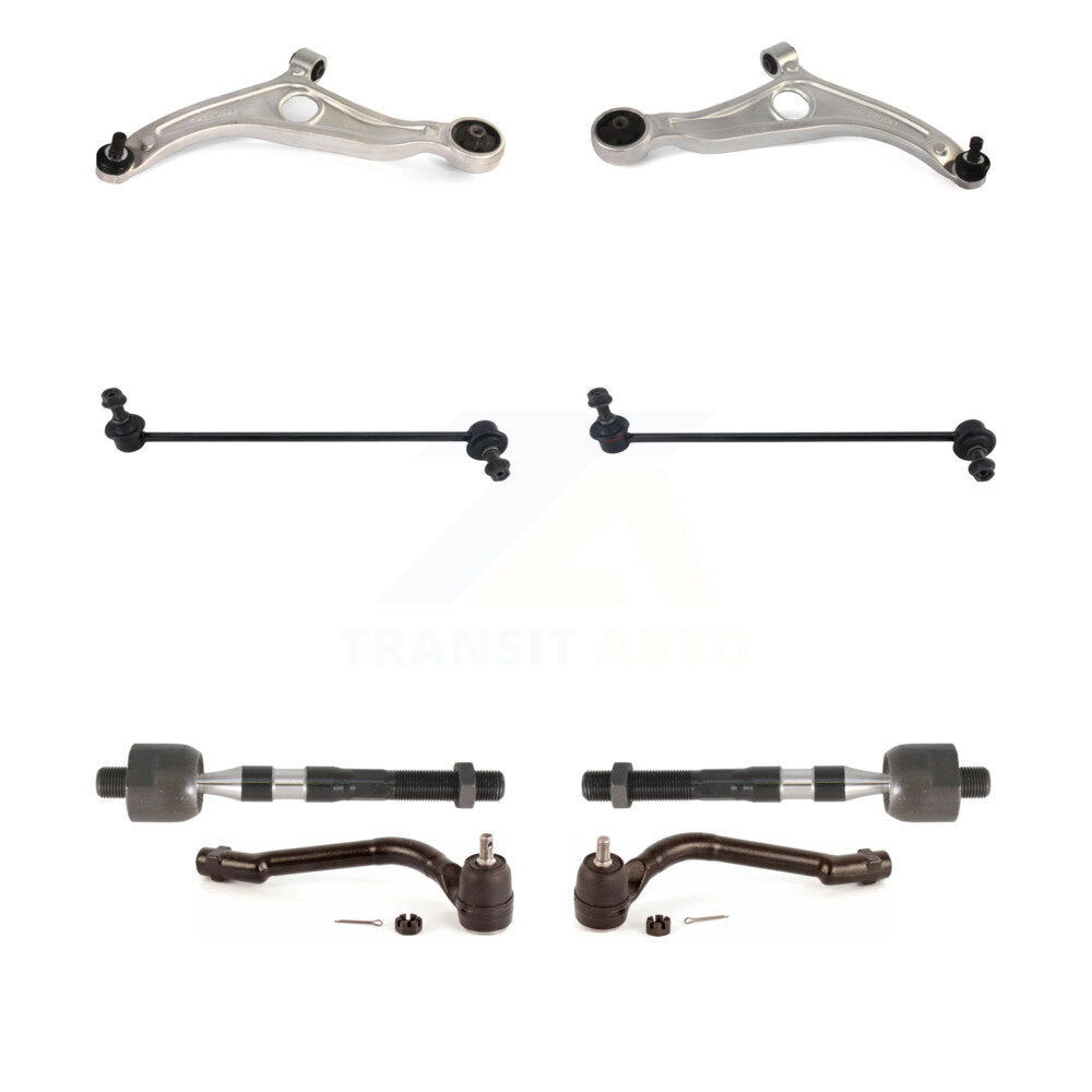 Front Lower Control Arm And Ball Joint Tie Rod End Link Kit (8Pc) For Hyundai Sonata Kia KTR-105587