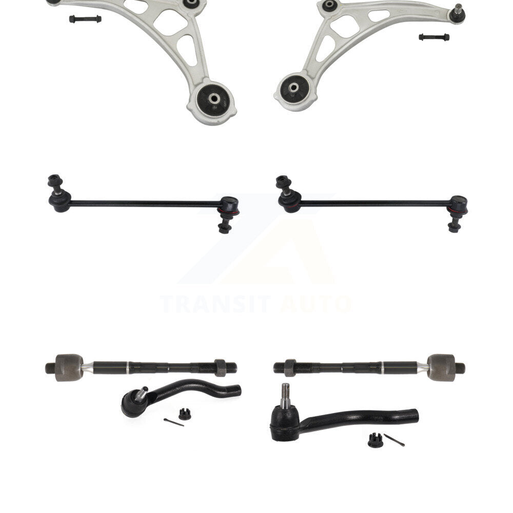 Front Lower Control Arm Ball Joint Tie Rod End Link Kit (8Pc) For 2015-2024 Nissan Murano KTR-105588