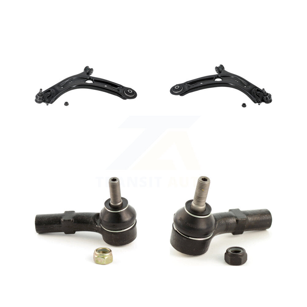Front Lower Control Arm Assembly Outer Tie Rod End Kit For Volkswagen Tiguan Taos Audi Q3 KTR-105603
