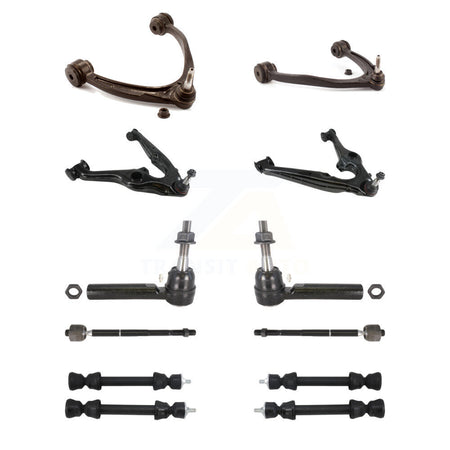 Front Control Arms And Lower Ball Joints Tie Rods Link Sway Bar Suspension Kit (10Pc) For KTR-105612