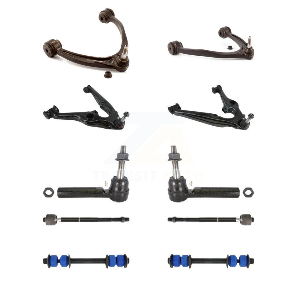 Front Control Arms And Lower Ball Joints Tie Rods Link Sway Bar Suspension Kit (10Pc) For KTR-105613