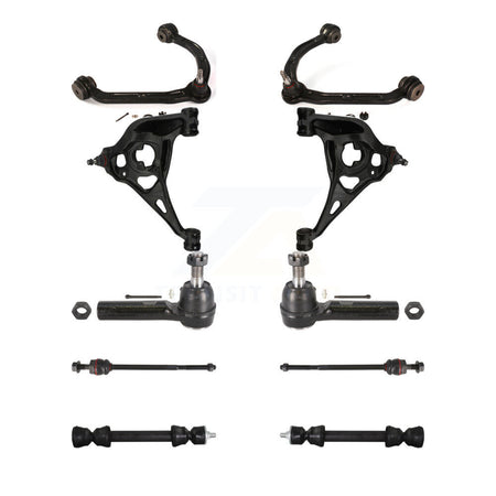Front Control Arms Lower Ball Joints Tie Rods Link Sway Bar Kit (10Pc) For GMC Chevrolet KTR-105616