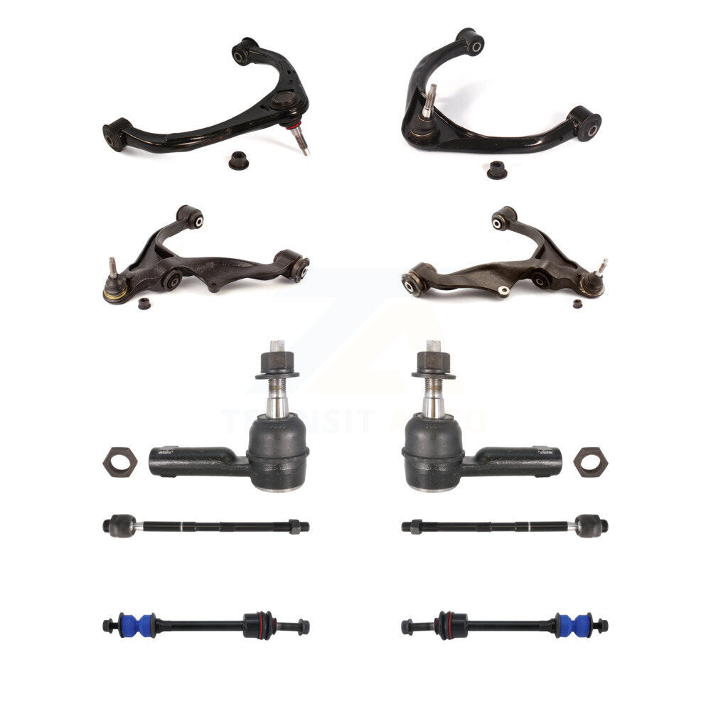 Front Control Arms & Lower Ball Joints Tie Rods Link Sway Bar Kit (10Pc) For Ram 1500 4WD KTR-105619