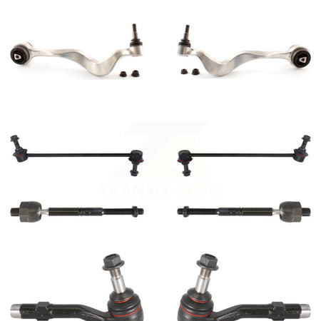 Front Lower Forward Control Arm & Ball Joint Tie Rod End Link Kit (8Pc) For 2011 BMW 550i KTR-105622