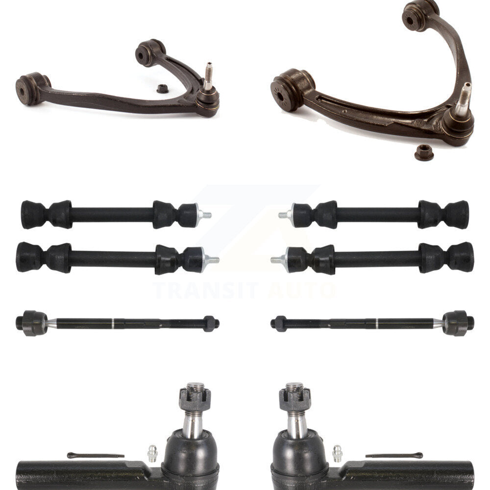 Front Upper Control Arm Ball Joint Tie Rod End Link Kit (8Pc) For Chevrolet GMC Sierra XL KTR-105623