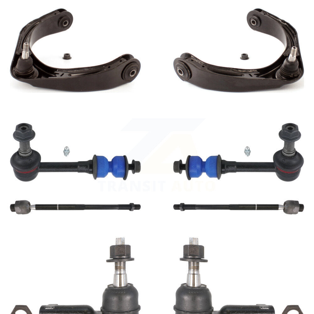 Front Upper Control Arm Ball Joint Assembly Tie Rod End Link Kit (8Pc) For Dodge Ram 1500 KTR-105626